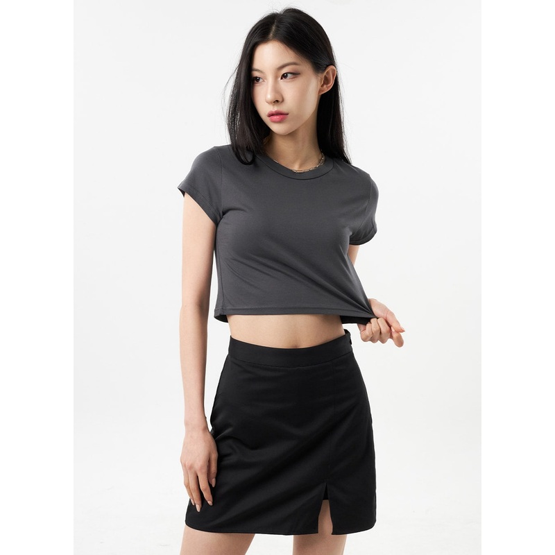 Cropped Tee CU313 White S/M