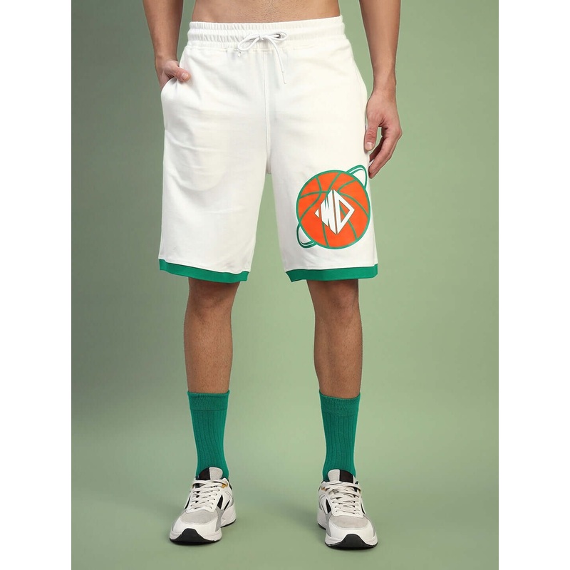 DRIBBLE SUMMER SHORTS OFF-WHITE XS