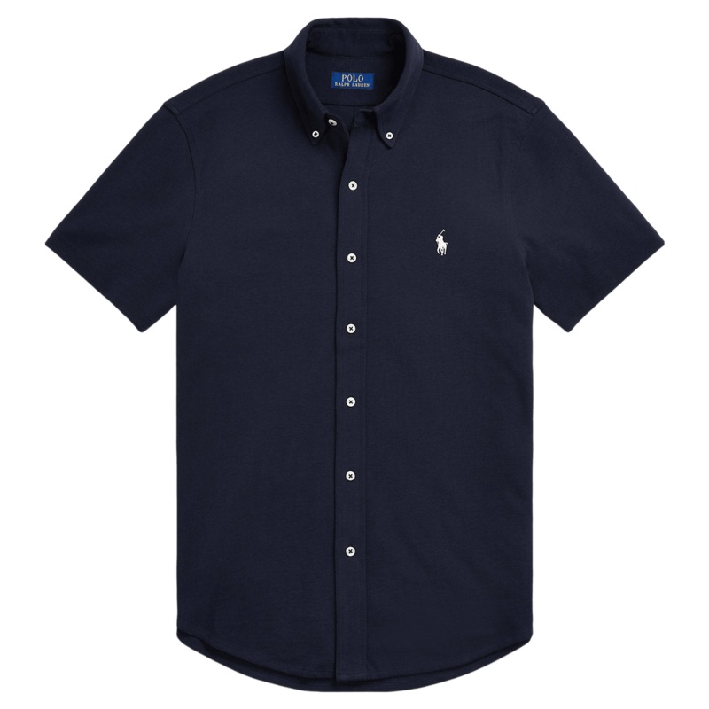 Polo Ralph Lauren Short Sleeve Shirt Aviator Navy Small