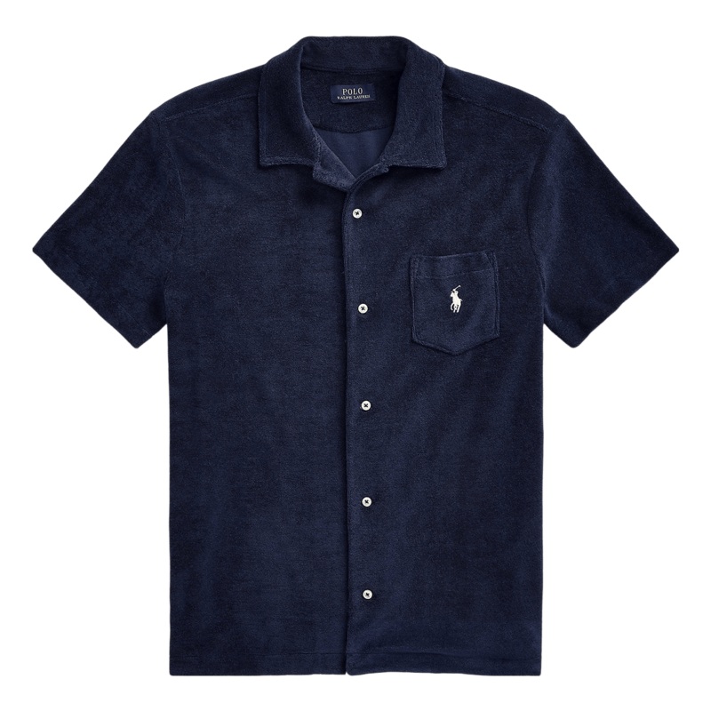 Polo Ralph Lauren Short Sleeve Sport Shirt Newport Navy Small
