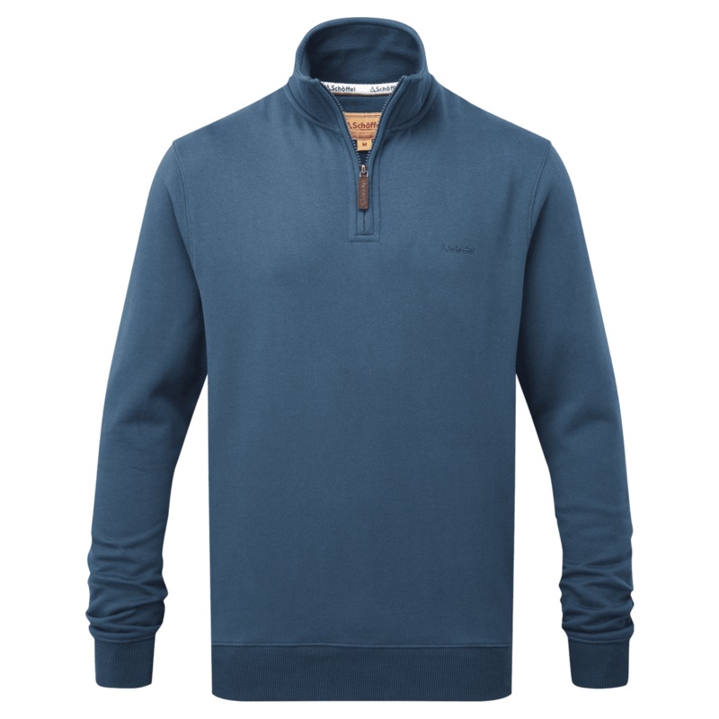 Schoffel St Merryn Sweatshirt Petrol Blue Small