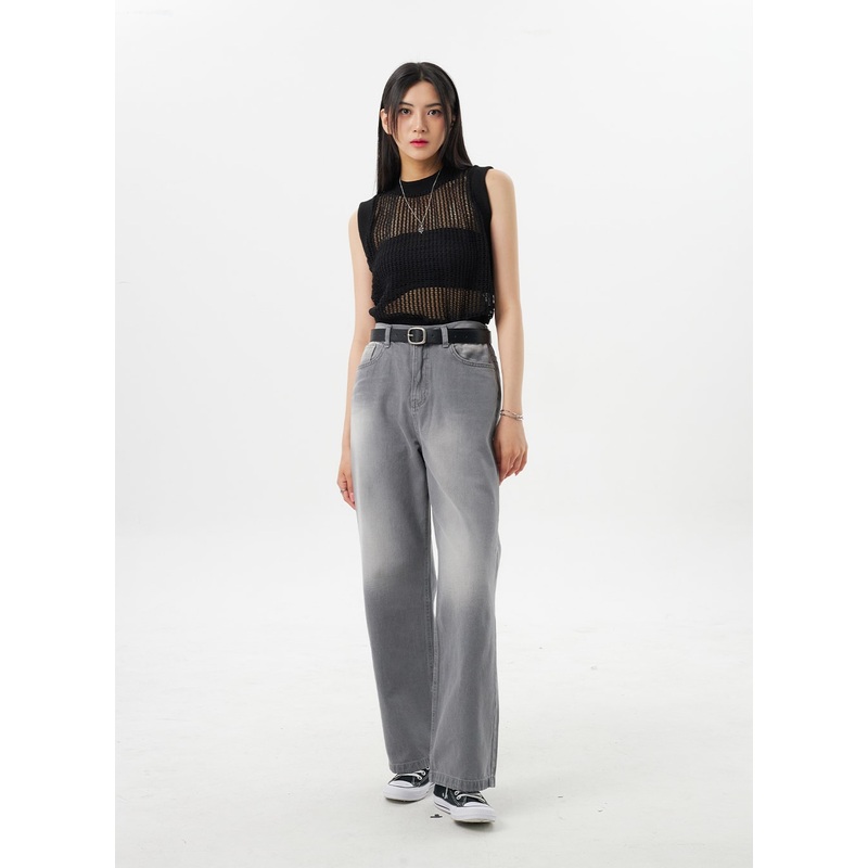 Baggy Gray Jeans BY325 Gray S