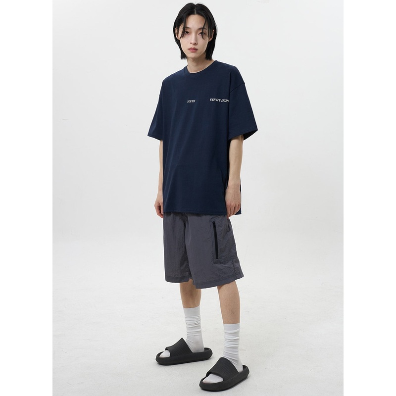 Nylon Bermuda Pants Unisex CY322 Dark green M/L