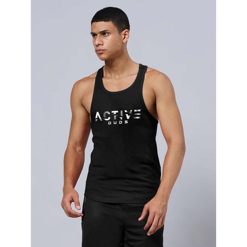 ACTIVE CROSS FIT GYM T-SHIRT BLACK XS