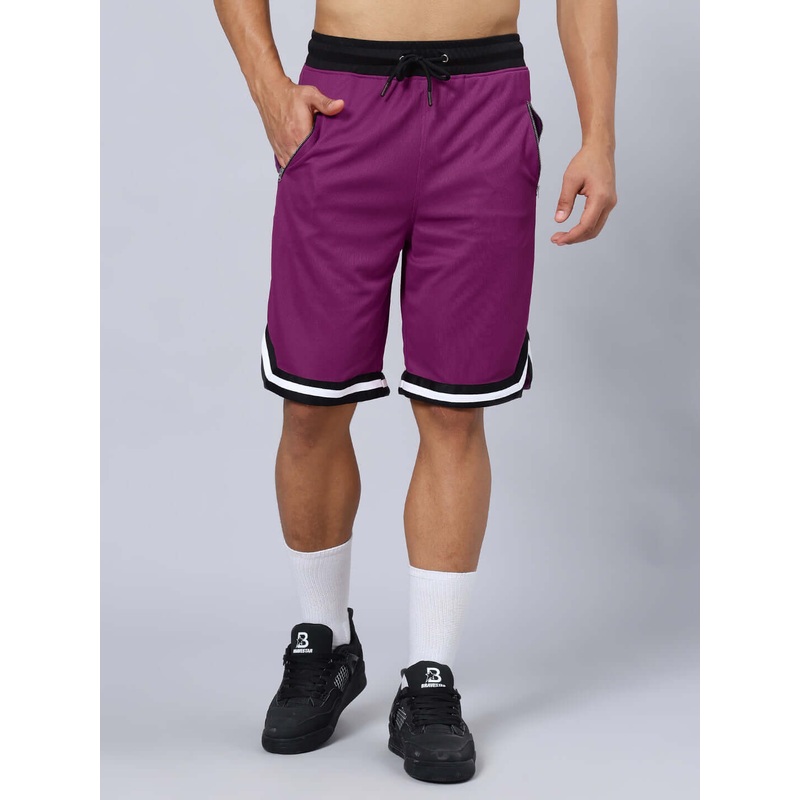 CHRONIC REGULAR FIT SHORTS PURPLE XS