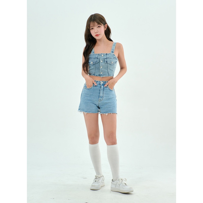 Denim Shorts BY303 Light blue S