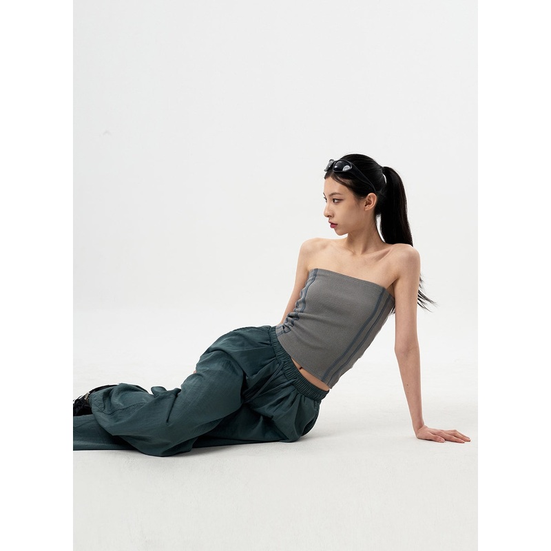 Simple Tube Top CY312 Green S/M