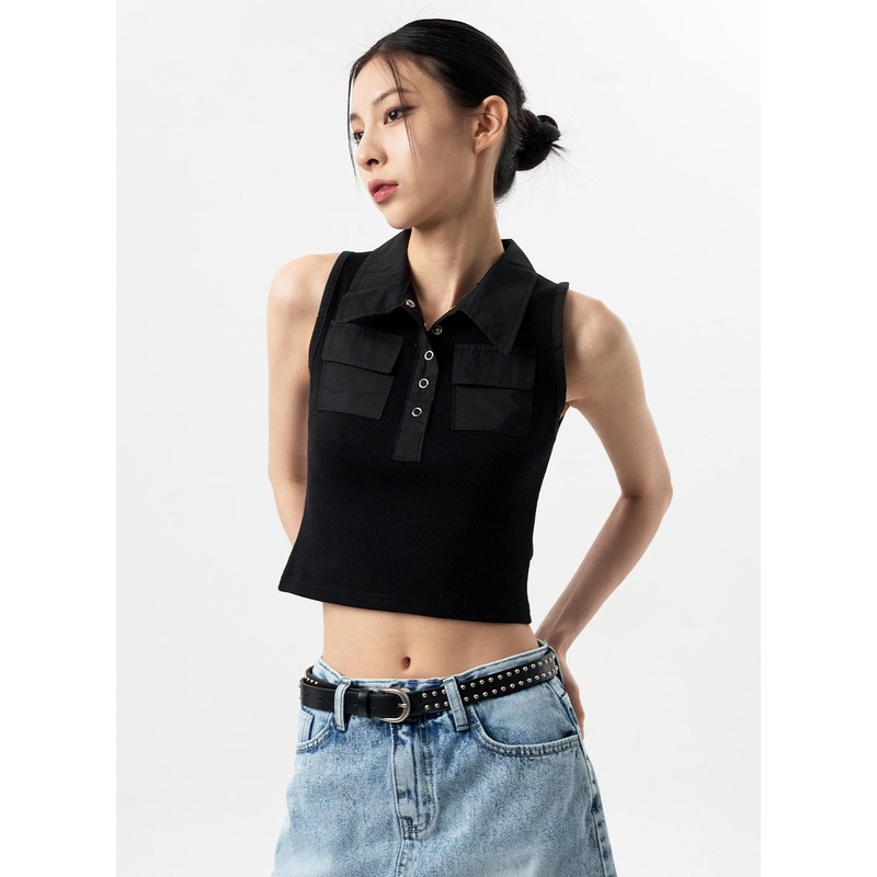 Sleeveless Top CY311 White S/M