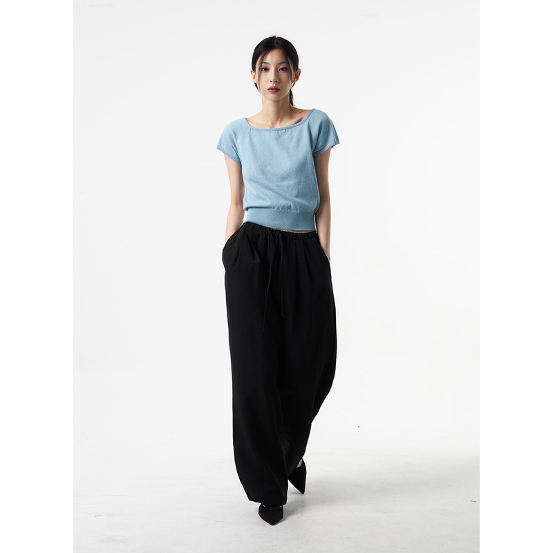 Wide Track Pants IA326 Dark green M/L