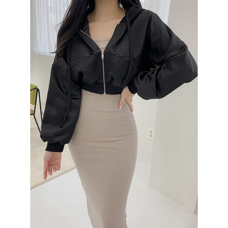 Cropped Flight Jacket IM12 White S