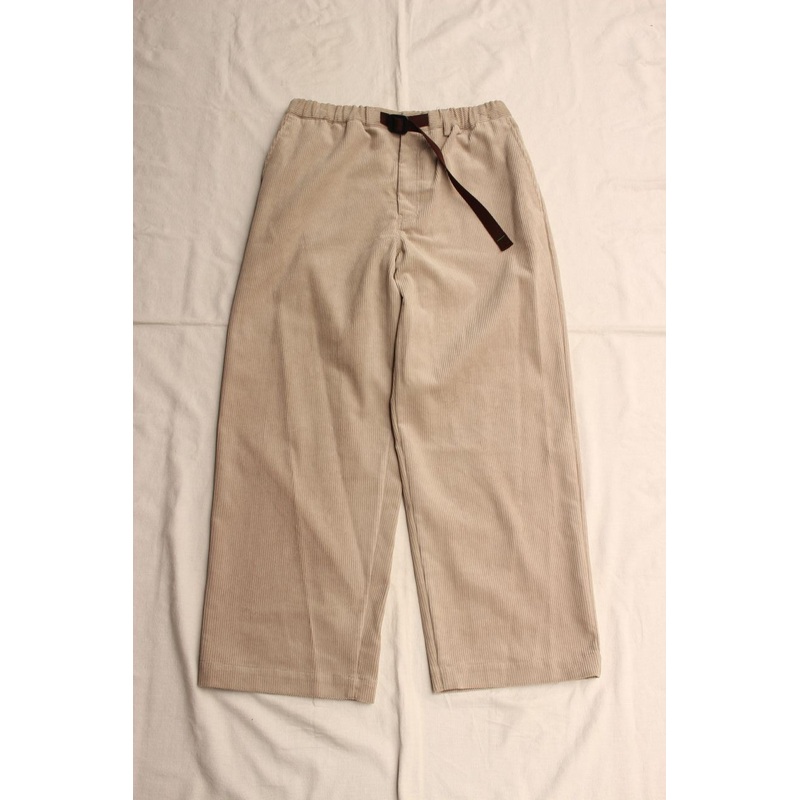 Soglia / Cotton Dyed Corduroy Pants (Grayge) S