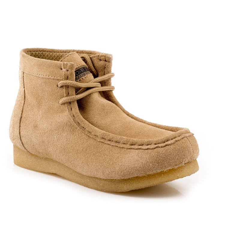 Womens Gum Sole Chukka Tan Suede Leather 5 R