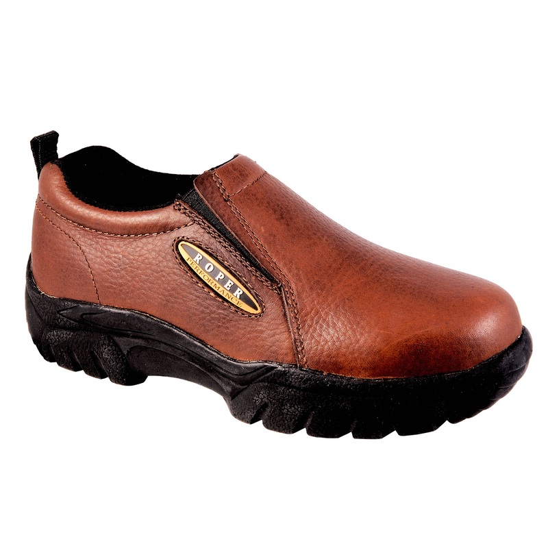 Womens Performance Slip On Bay Brown Tumbled Leather 5 R