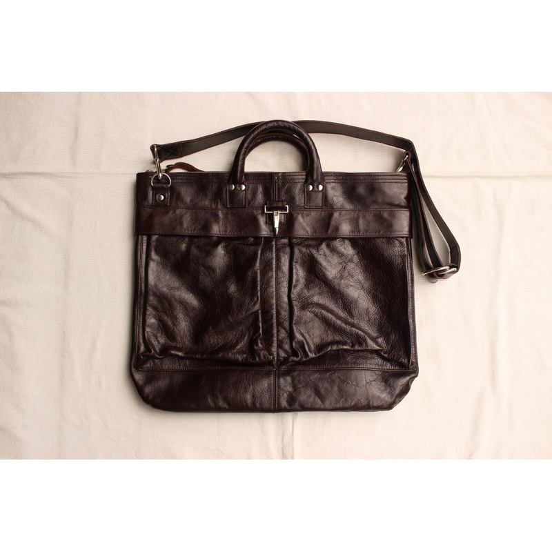 Rainbow Country / Leather Helmet Bag (RCL-60004,SEAL BROWN) / 2025 model