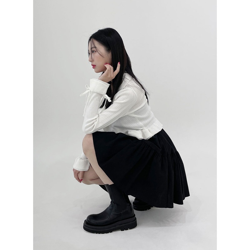 Tiered Skirt FF28 Black S