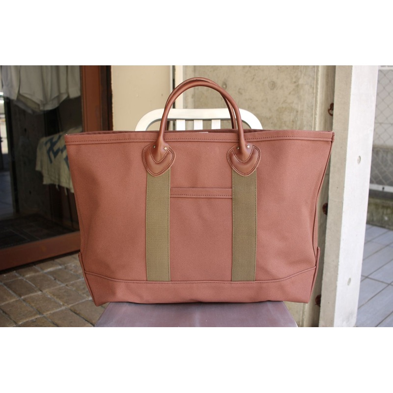 WORKERS / Leather Handle Tote Bag (Brown)