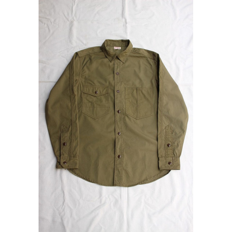FREEWHEELERS / “Blystone” MECHANIC SHIRT (#2523003,LIGHT KHAKI OLIVE) 15
