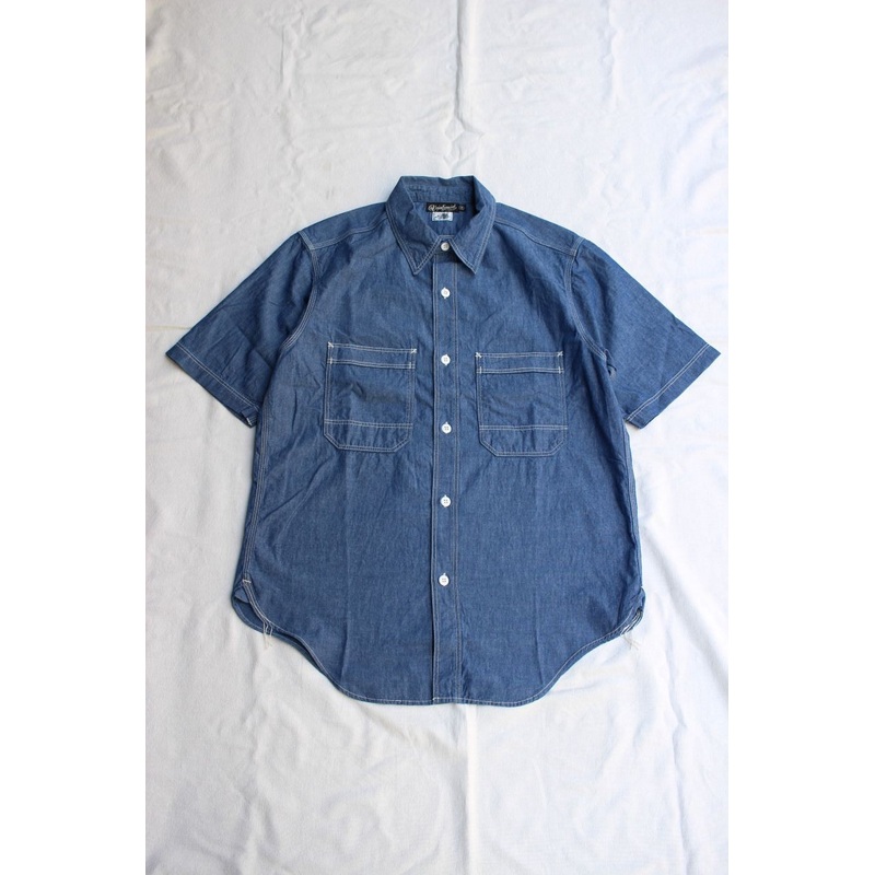 FREEWHEELERS / “Peace Valley” SHORT SLEEVE SHIRT (#2523005,INDIGO) 14