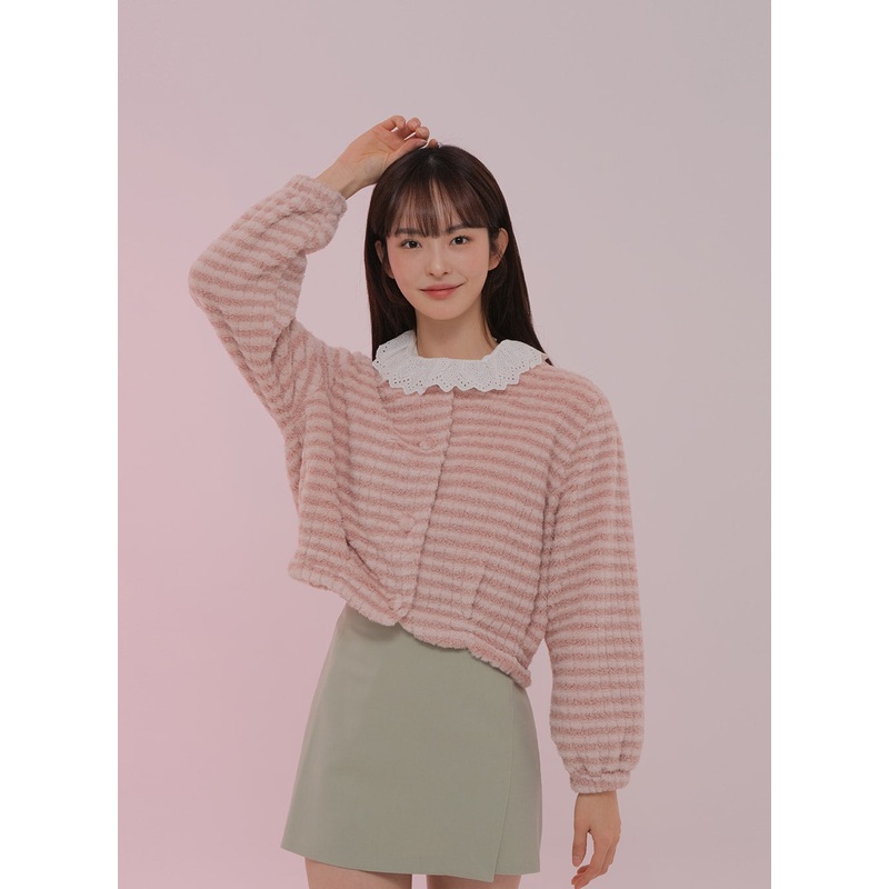 Wrap Style Mini Skirt BS-B11010502 Cream S