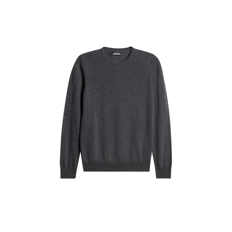 Aria Knitted Sweater / Dark Grey Melange Dark Grey Melange L