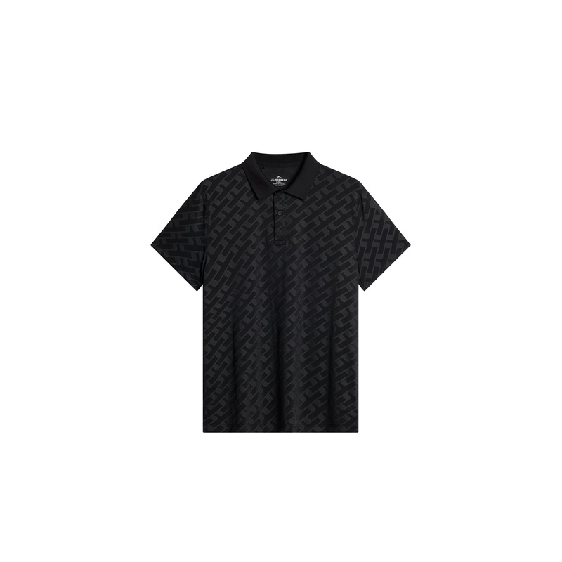 Bison Jacquard  Polo / Black Black L