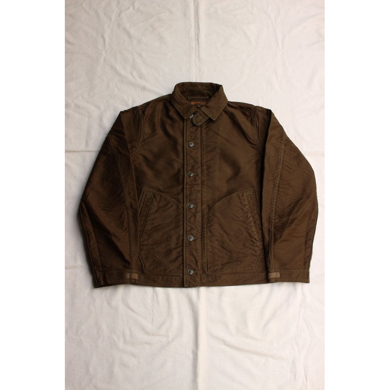 FREEWHEELERS / DECK WORKER JACKET (#2521010,DARK KHAKI GREEN) 38
