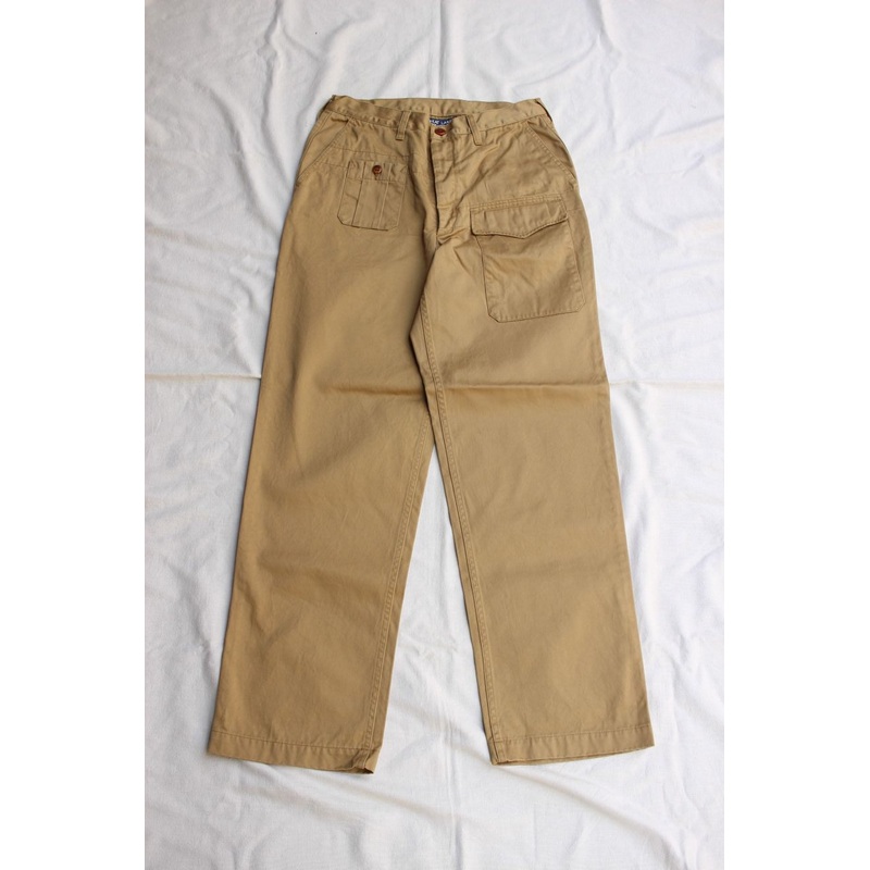 FREEWHEELERS / “WILDLIFE OBSERVER” TROUSERS (#2522004,KHAKI) 30