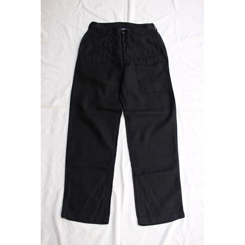 FREEWHEELERS / “WILDLIFE OBSERVER” TROUSERS (#2522005,BLACK) 30