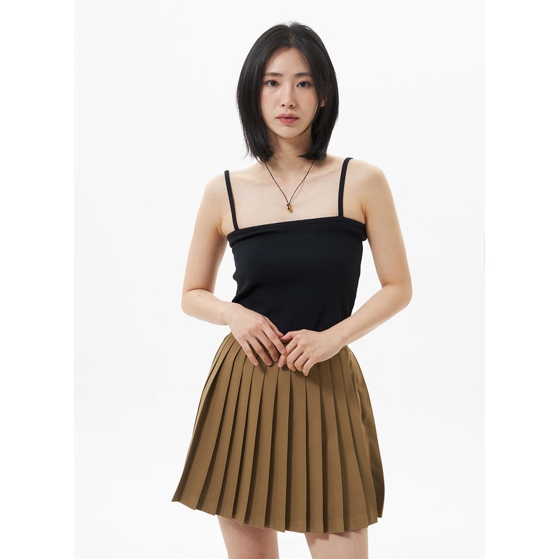 Thin Strap Knit Top OA320 White S/M