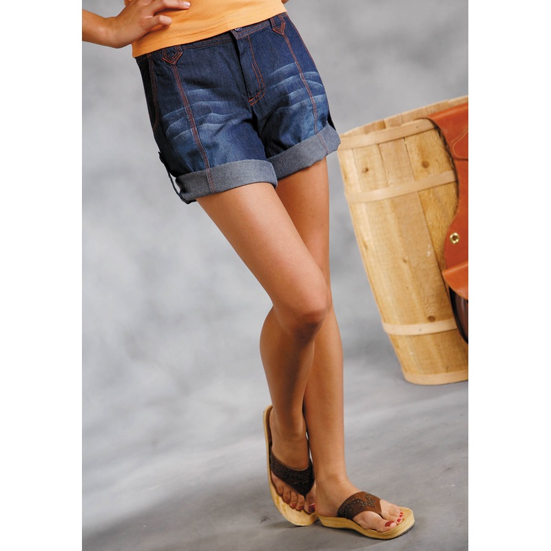 Womens Denim Blue Shorts 00