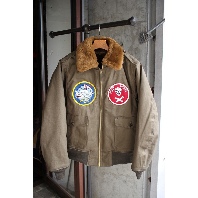 FREEWHEELERS / “V8 FLAT OUT” TYPE B-10 CIVILIAN (#2431011,DARK OLIVE) 38