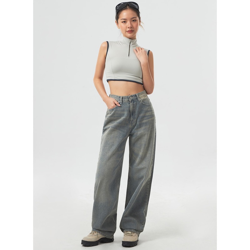 High Waist Jeans CM329 Blue S