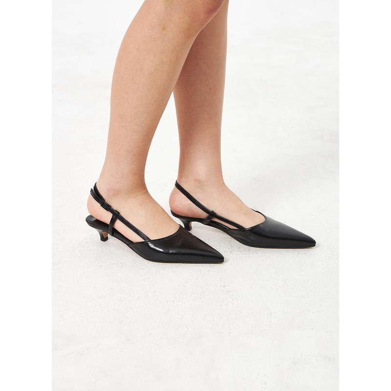 Pointed Toe Slingback Pumps CA304 Light beige 225