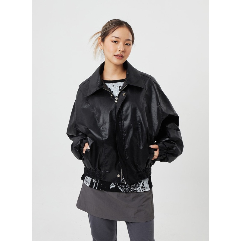 Oversized Nylon Jacket Unisex CF316 Dark yellow S/M