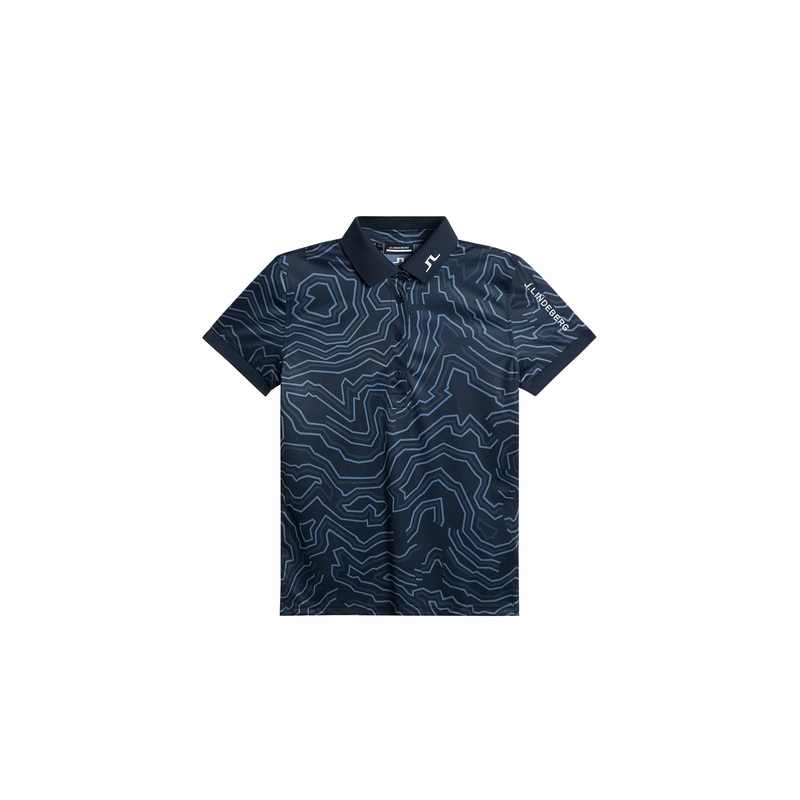 Tour Tech Print Polo / Topo Navy L Topo Navy L L