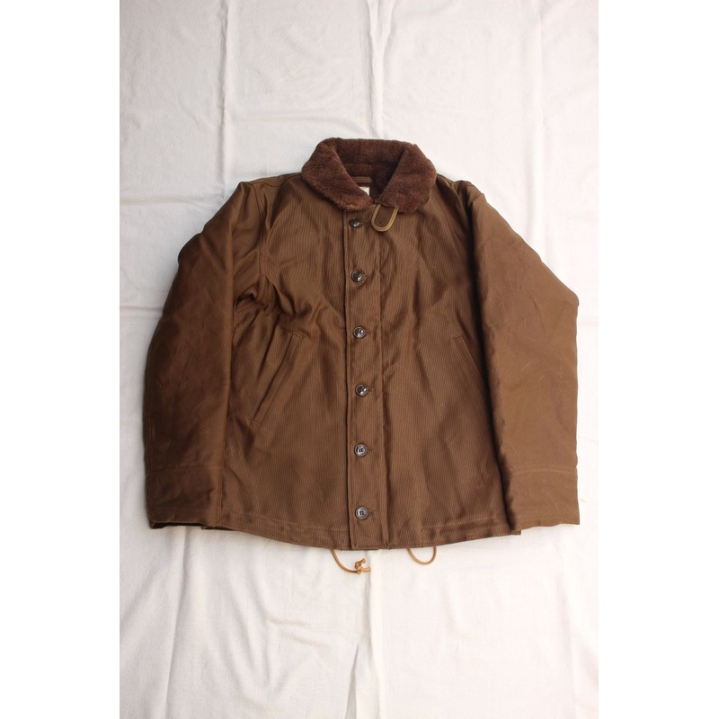 FREEWHEELERS / NAVY DEPARTMENT JACKET,DECK,ZIP TYPE N-1 (#2431001,RED KHAKI) 38