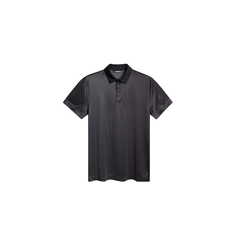 Marvin Stripe Polo / Asphalt Asphalt L