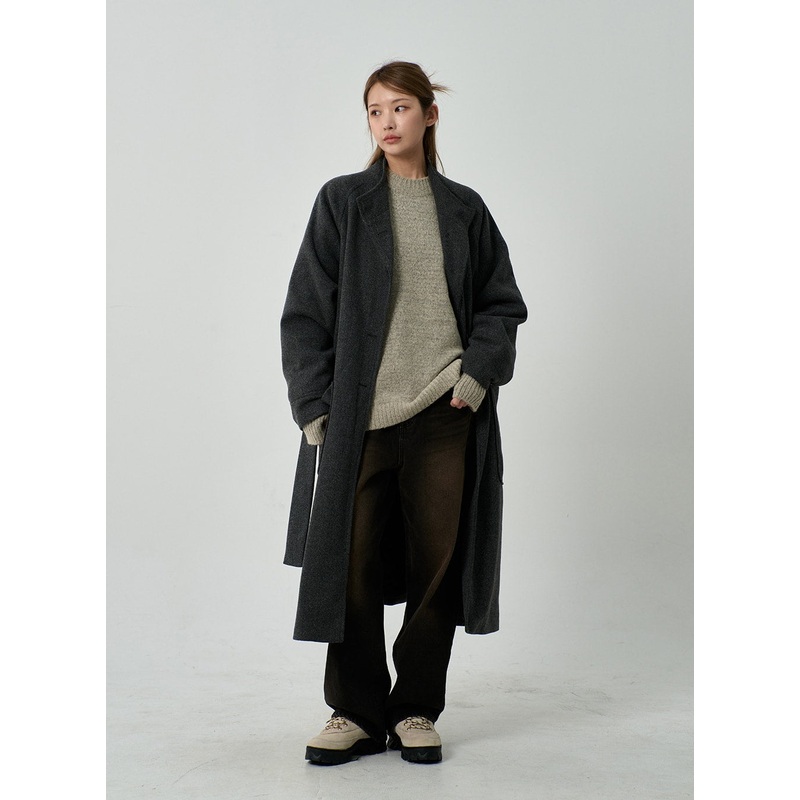 Washed Wide Leg Jeans CD14 Black S