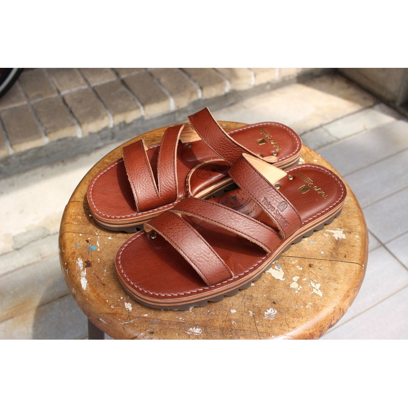 2013 modelTokyo Sandals / SHARK-SOLE SANDALS “ZETTO” (TS13-ZET,TIRAMISU-BROWN) US 8 / JP 26cm