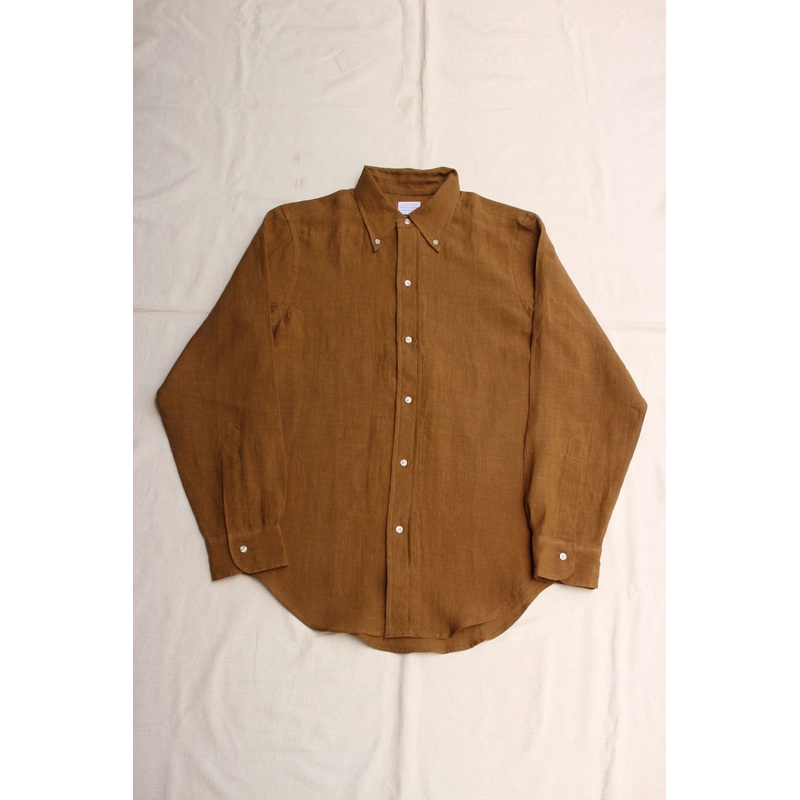 FAR EAST MANUFACTURING / BD SHIRT, LINEN (BRONZE) 15-31