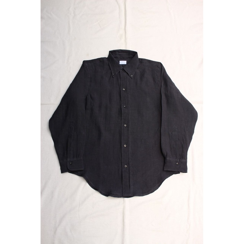 FAR EAST MANUFACTURING / BD SHIRT, LINEN (NAVY) 15-31
