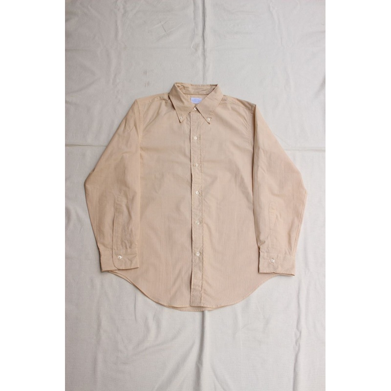 FAR EAST MANUFACTURING / BD SHIRT, MICRO SUCKER (SAND) 15-31
