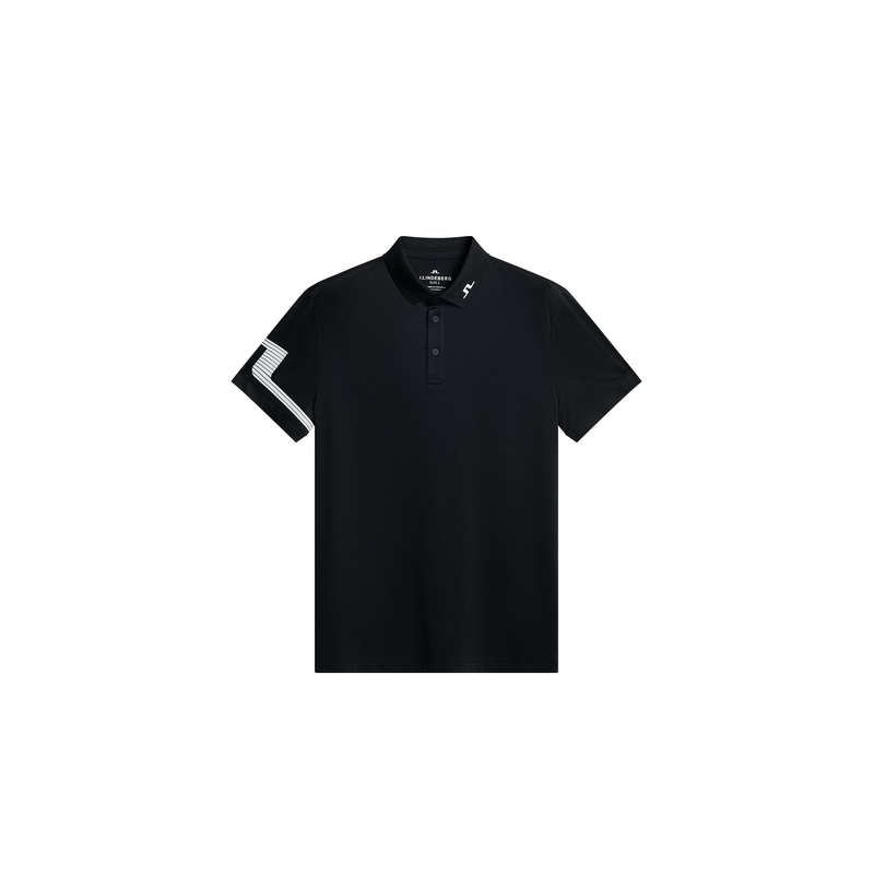 Heath Strike Polo / Black Black L