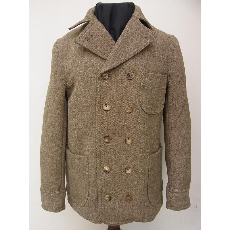 ADJUSTABLE COSTUME / Keeper’s Tweed VITO-Style Jacket (AJ-027,BEIGE) 34