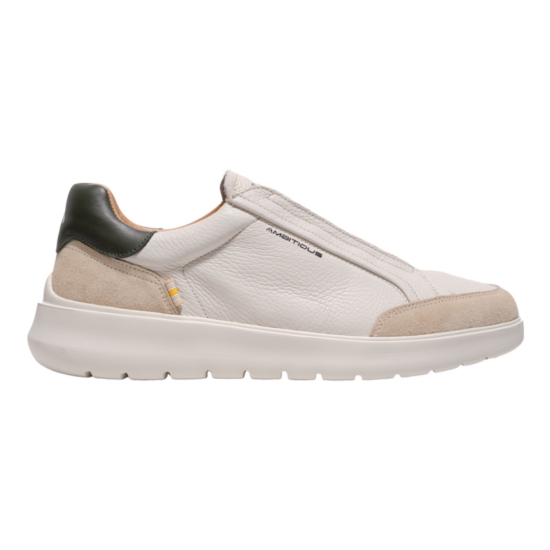 Ambitious Hover Leather Trainer Combi Beige 42