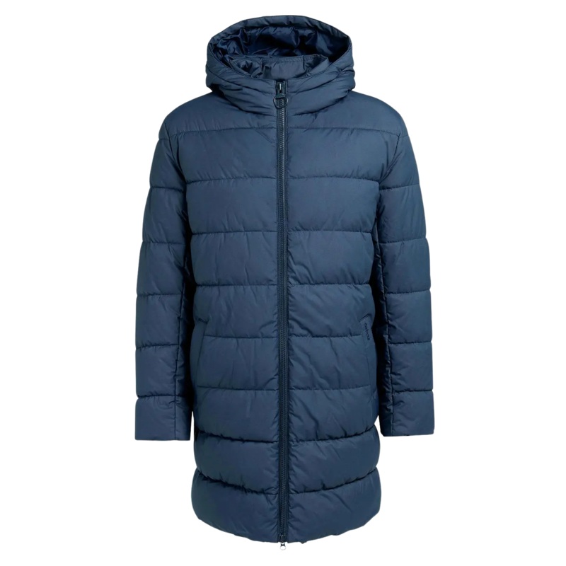 Barbour Corbett Quilt Coat Navy Medium
