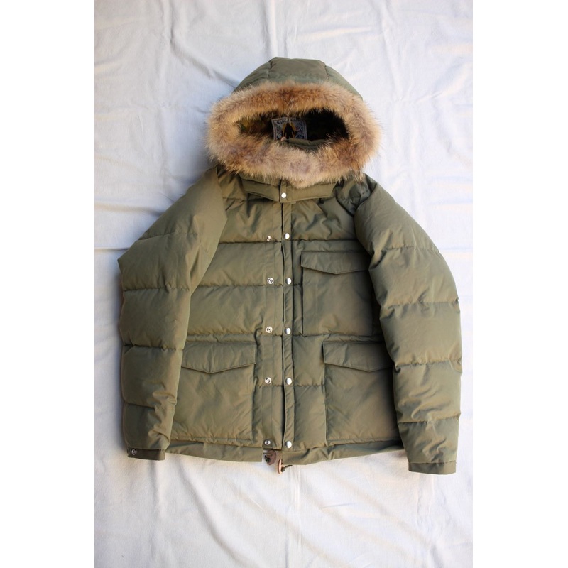 FREEWHEELERS / “SASQUATCH” DOWN JACKET (#2331006,YARN-DYED KHAKI GREEN) S
