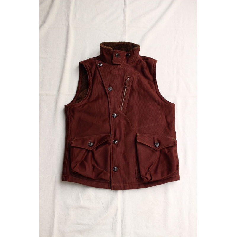 FREEWHEELERS / WINTER AVIATORS’ VEST (#2331009,RED BROWN) 36