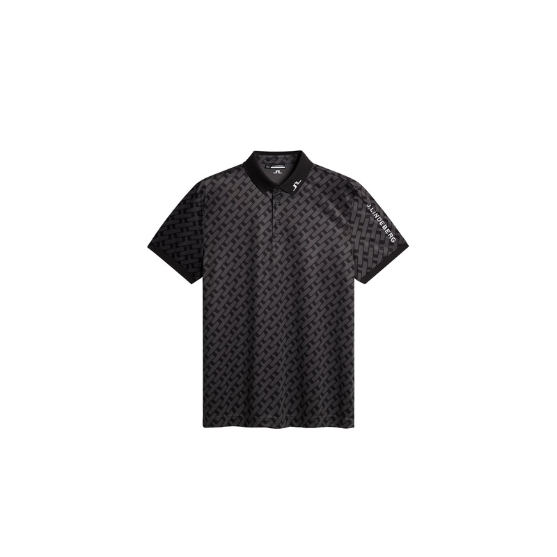 Tour Tech Print Polo / Tour Geo Tonal Black M Tour Geo Tonal Black M L