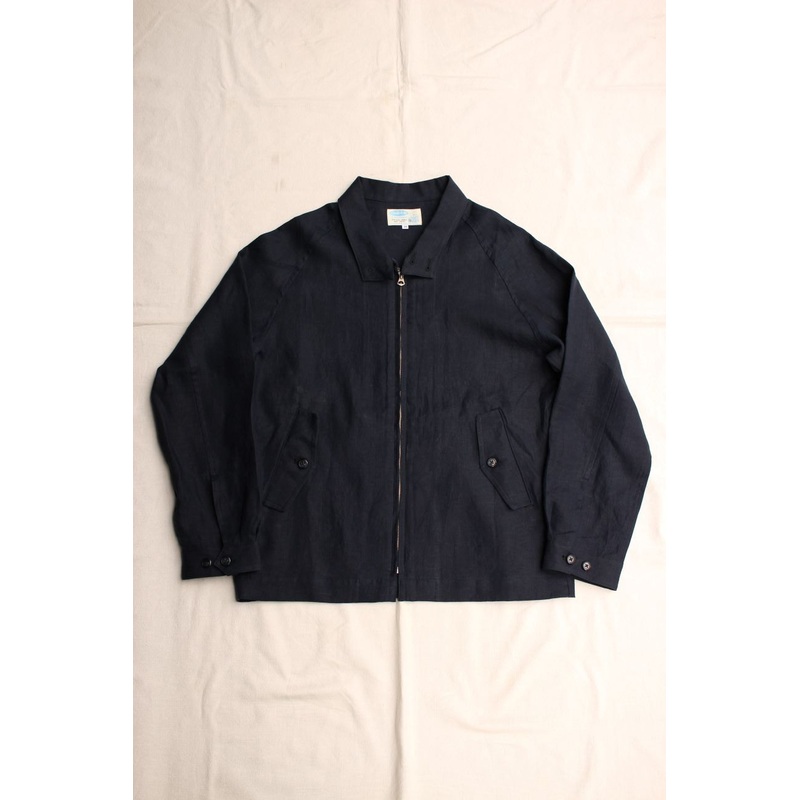 WORKERS / Summer Harrington Jacket (Navy Linen) 38